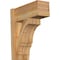 Ekena Millwork Balboa Block Rough Sawn Outlooker, Western Red Cedar, 8"W x 18"D x 22"H OUT08X18X22BOA05RWR - alternate 1